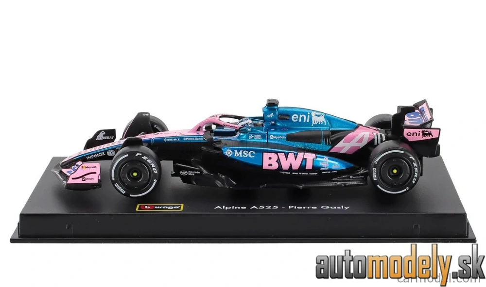 Bburago - ALPINE - F1 A525 TEAM BWT ALPINE N 10 SEASON 2025 PIERRE GASLY - 1:43