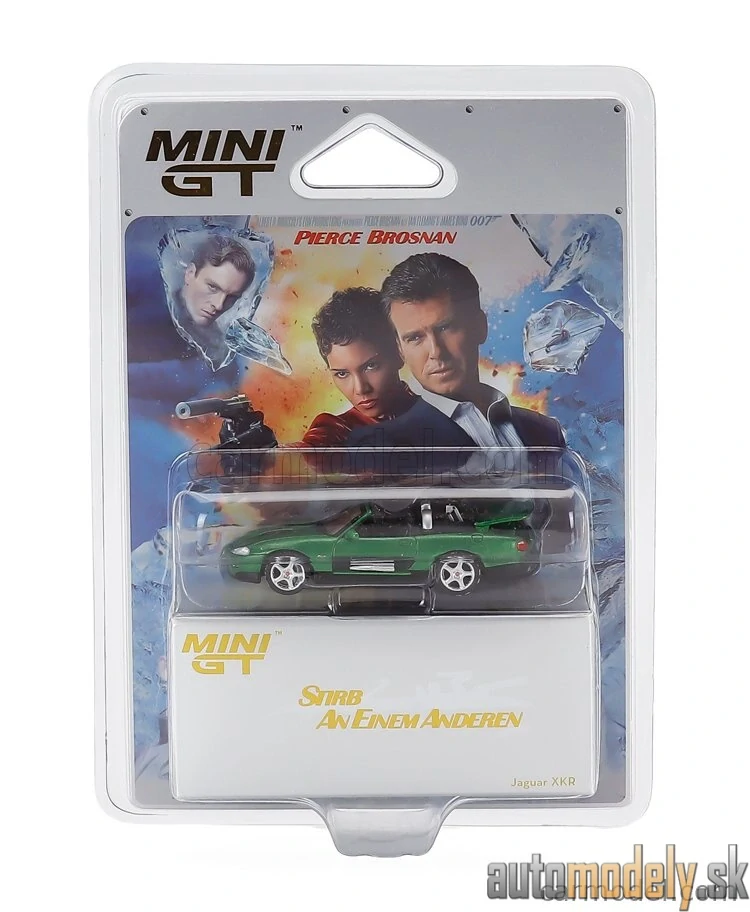 MINI-GT - JAGUAR XKR SPIDER OPEN 2002 - JAMES BOND 007 - DIE ANOTHER DAY - 1:64