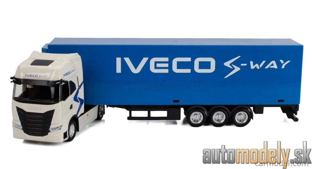 Burago - IVECO FIAT - S-WAY 570 TRUCK CASSONATO 2021 - 1:43