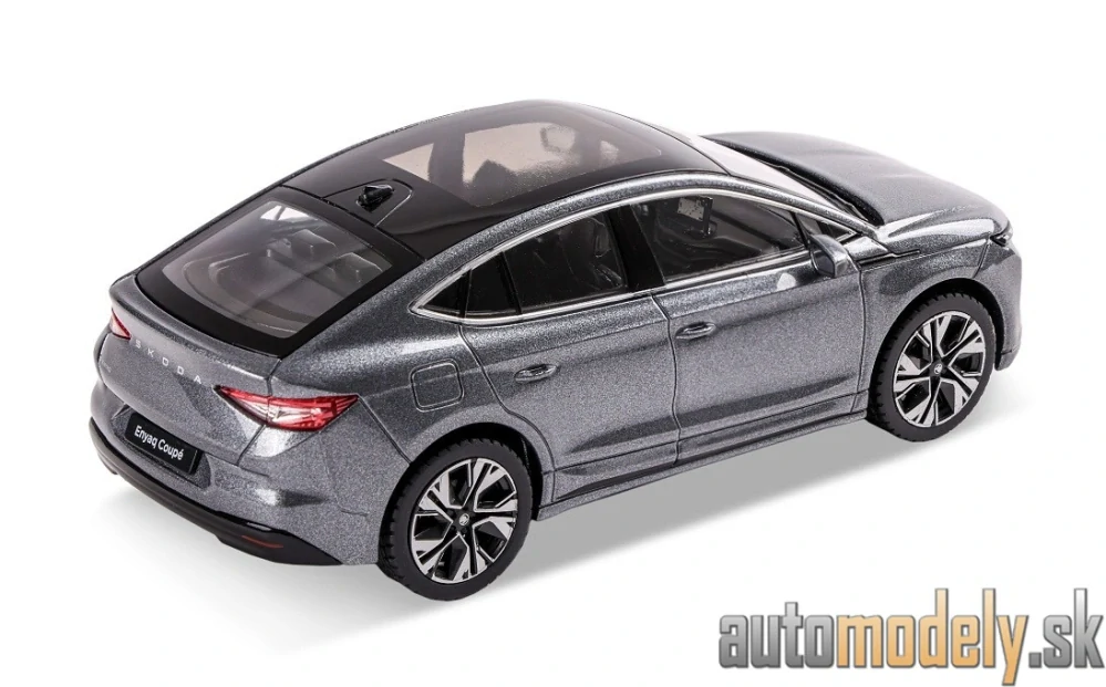 Škoda Enyaq Coupe FL sivá Graphite - 1:43