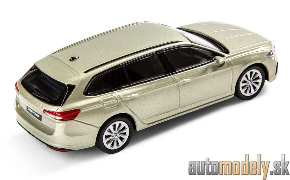 Škoda Superb IV Combi žltá Ice Tea - 1:43