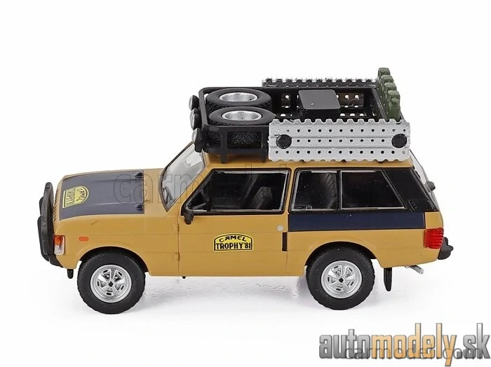 MINI-GT - LAND ROVER - RANGE ROVER N 0 WINNER RALLY CAMEL TROPHY SUMATRA LHD 1981 CHRISTIAN SWOBODA - KNUTH MENTEL - 1:64
