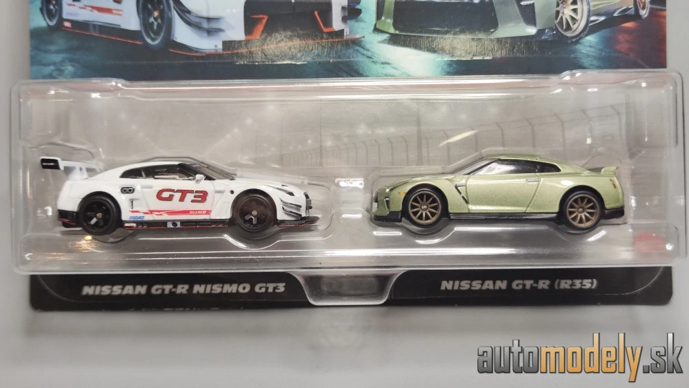 Hot Wheels Premium - Nissan GT-R Nismo GT3 / Nissan GT-R (R35) - 1:64