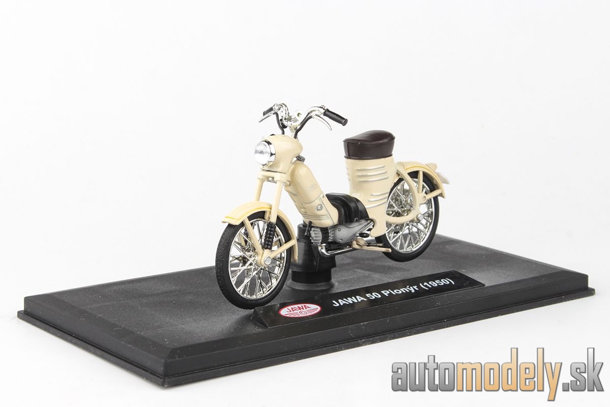 Abrex - Jawa 50 Pionýr Pařez (1955) slonovinová kosť - 1:18