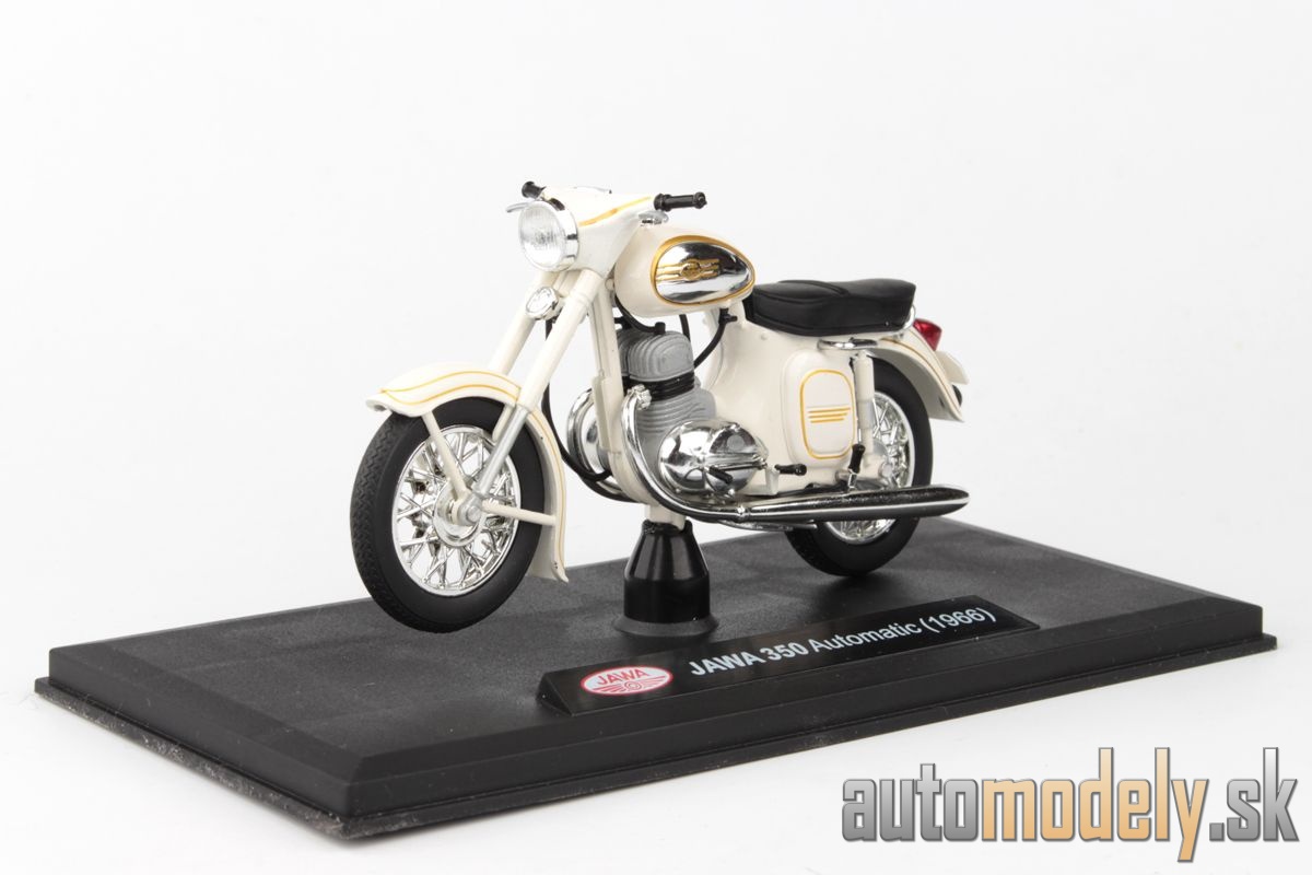 Abrex - Jawa 350 Kývačka Automatic (1966) biela - 1:18