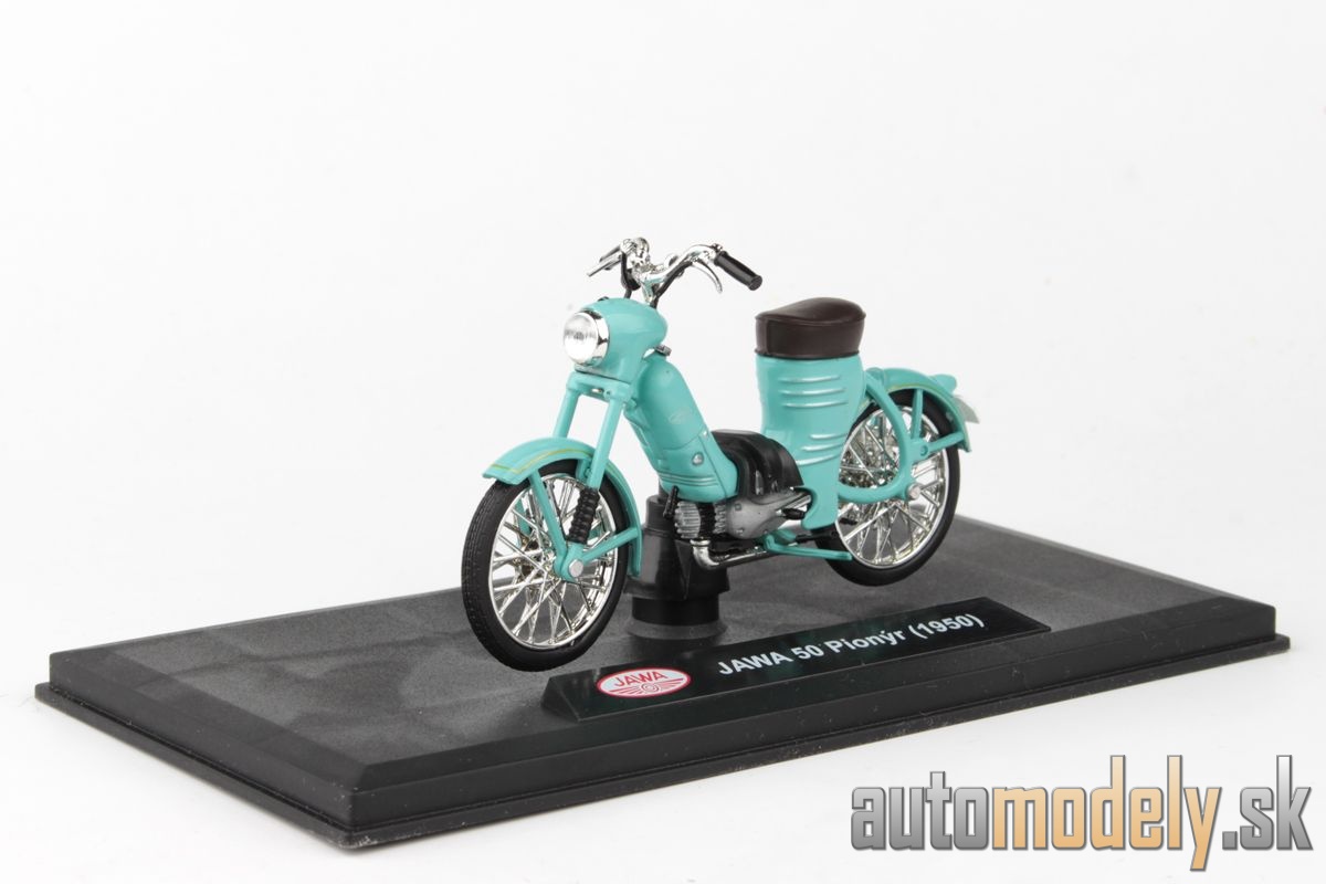 Abrex - Jawa 50 Pionýr Pařez (1955) zelená svetlá - 1:18