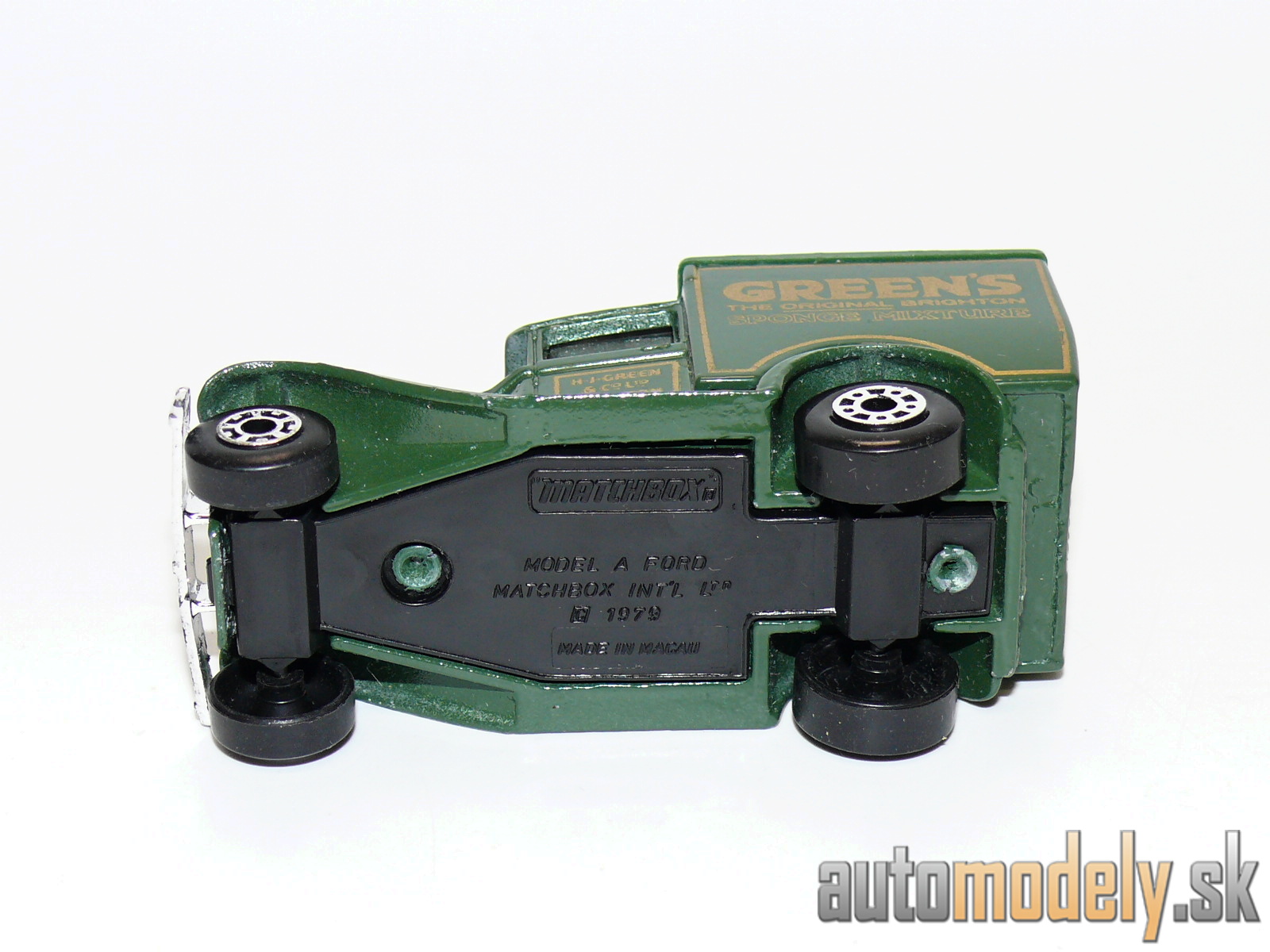 Matchbox - Model A Ford "Green's The Original Brighton Sponge Mixture"