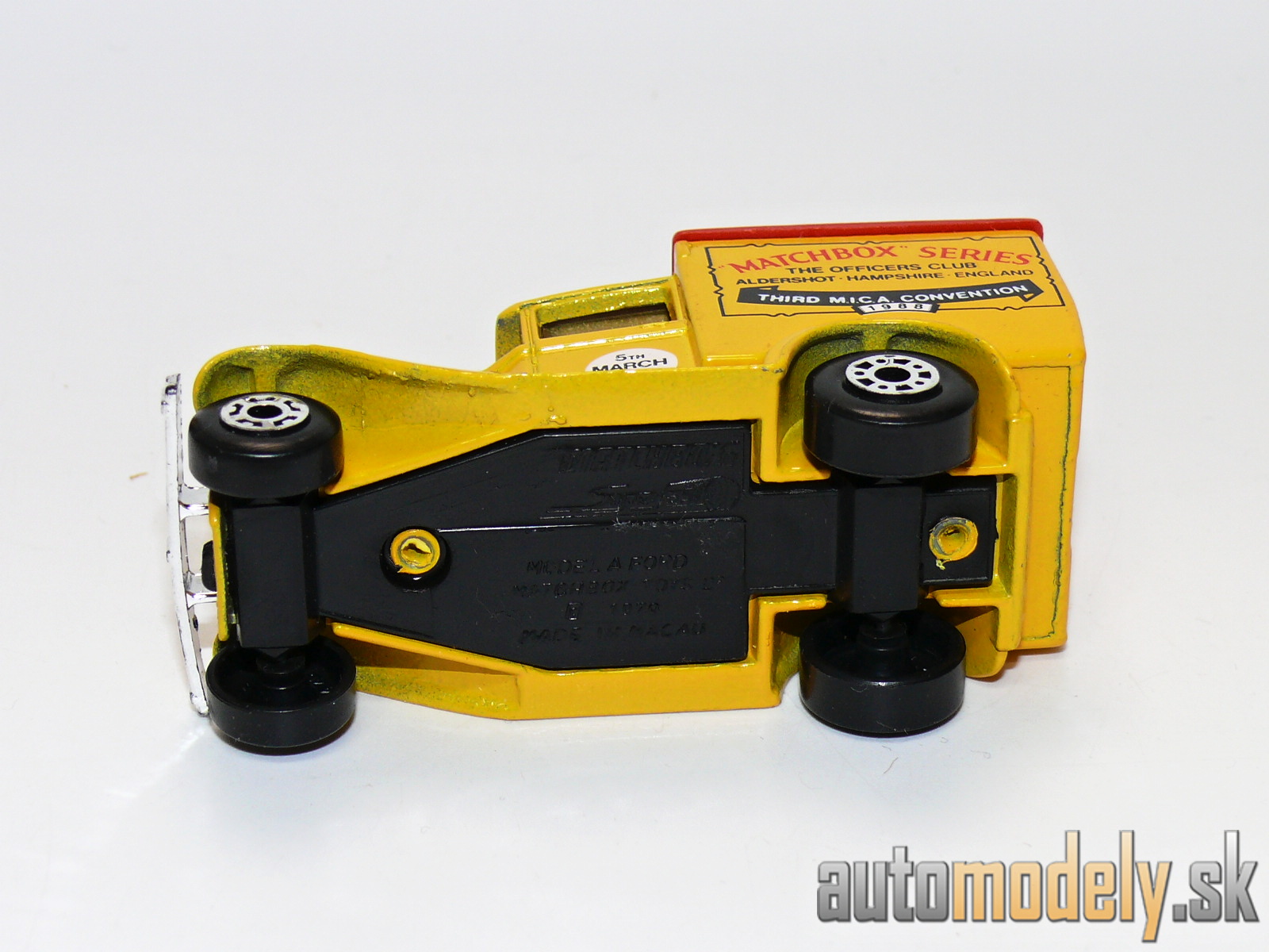 Matchbox - Model A Ford "Matchbox Series The Officers Club Third M.I.C.A Convention 1988"