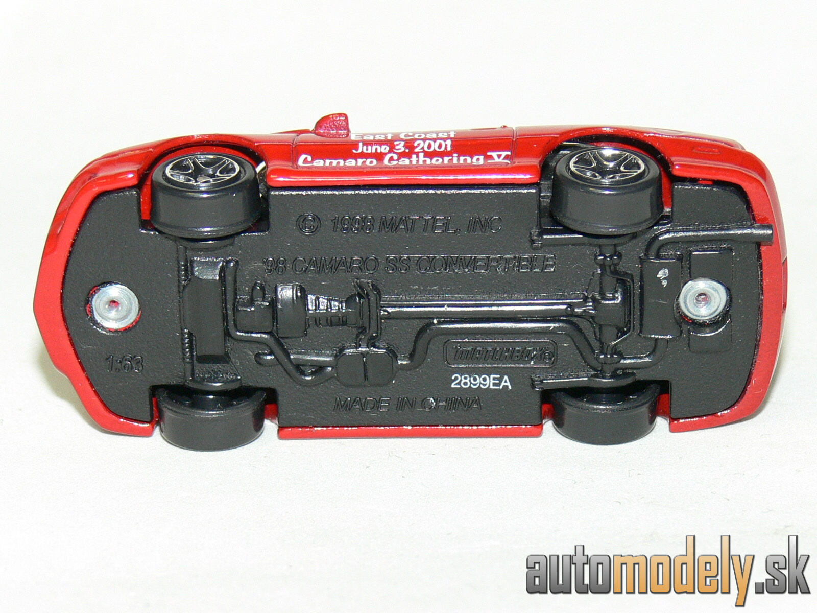 Matchbox - 98´ Camaro SS Convertible - 1:63