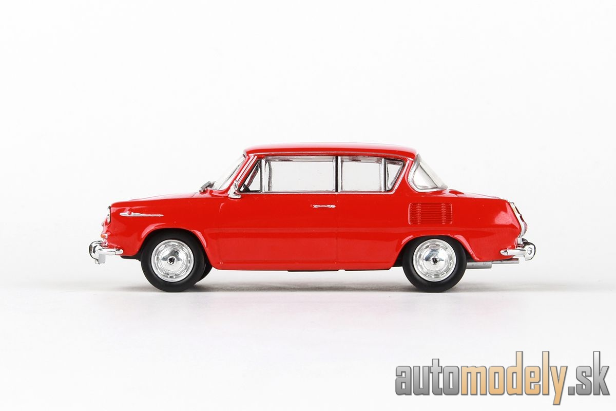 Abrex - Škoda 1100MBX (1969) červená oranžová - 1:43