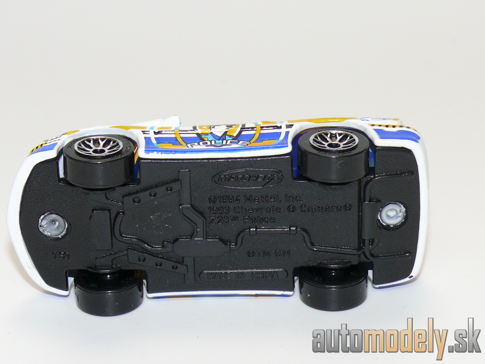 Matchbox - 1993 Chevrolet Camaro Z28 Police - 1:63