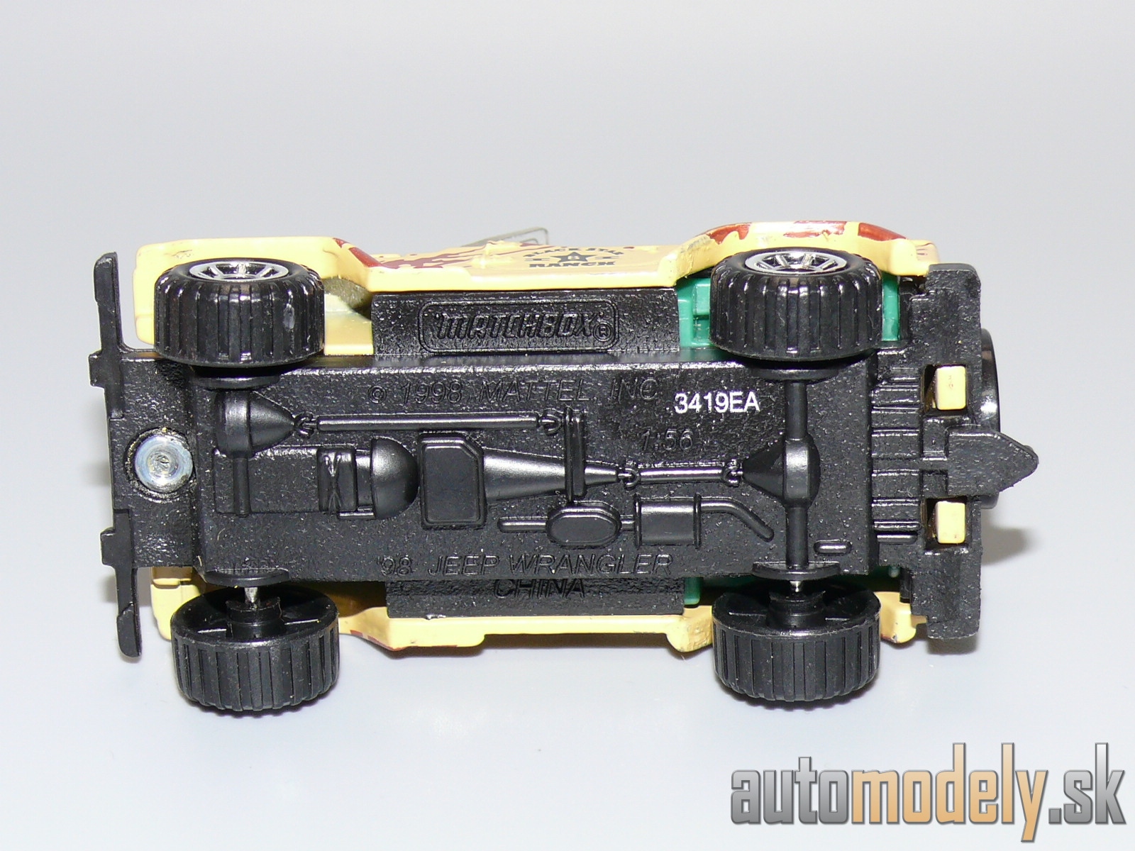 Matchbox - '98 Jeep Wrangler - 1:56