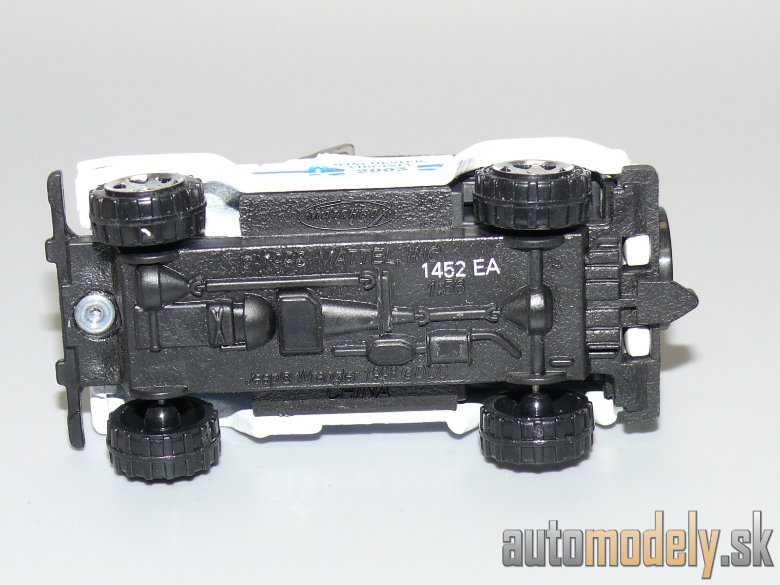 Matchbox - Jeep Wrangler 1998 - 1:56