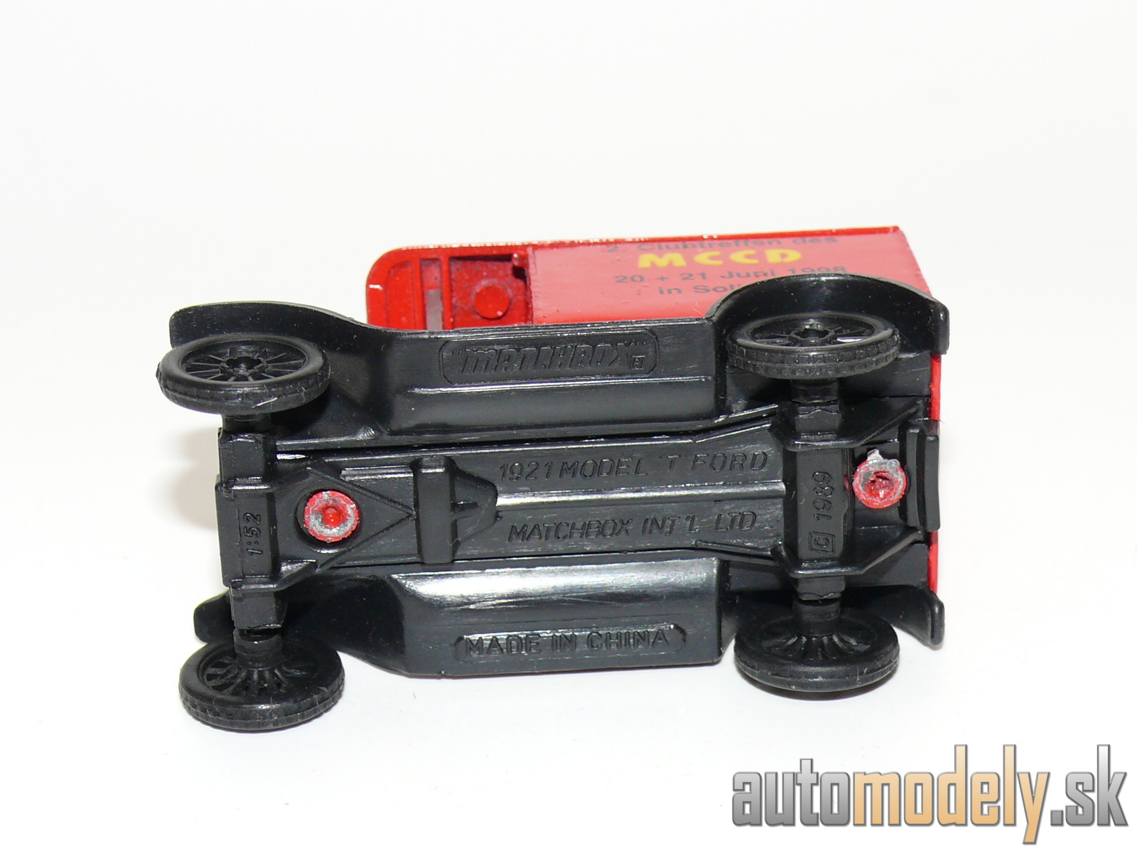 Matchbox - 1921 Model T Ford "2. Clubtreffen des MCCD" - 1:52