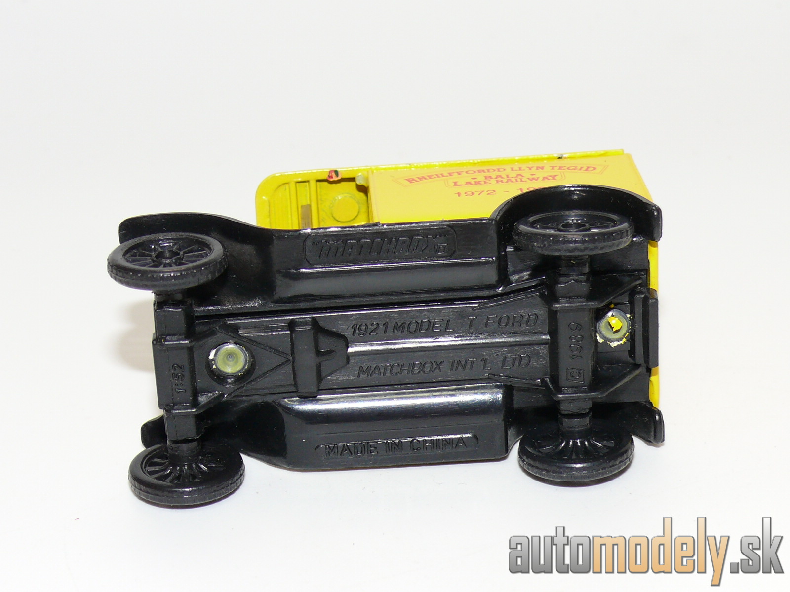 Matchbox - 1921 Model T Ford "Rheilffordd Llyn Tegid Bala Lake Railway" - 1:52