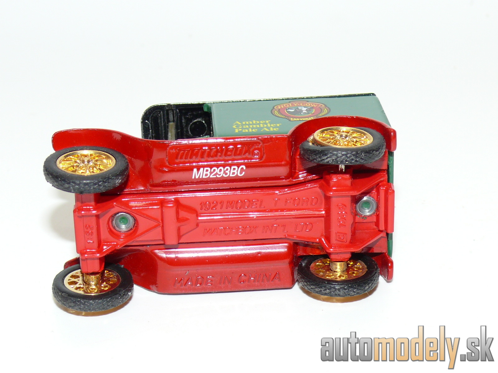Matchbox - 1921 Model T Ford "Holy Cow Brewery Amber Gambler Pale Ale" - 1:52