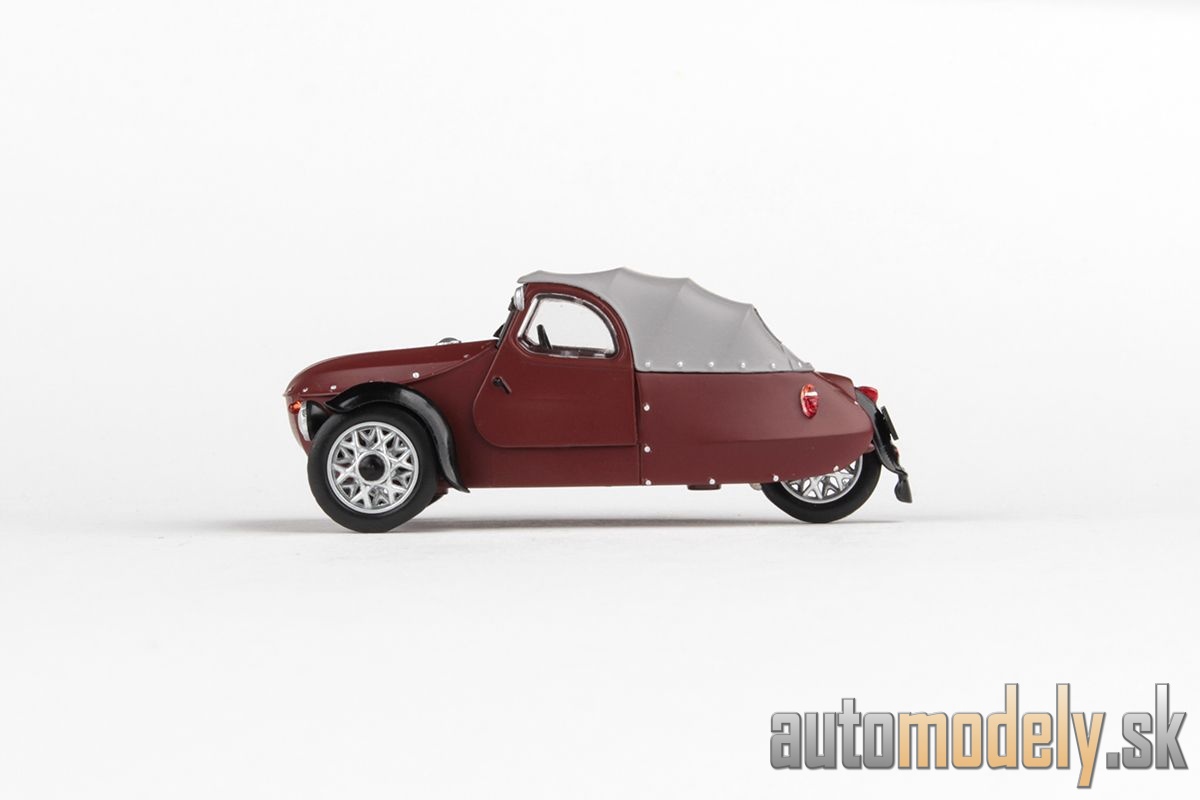 Abrex - Velorex 16/350 (1966) Hnedá/Šedá Stredná/Čierna - 1:43