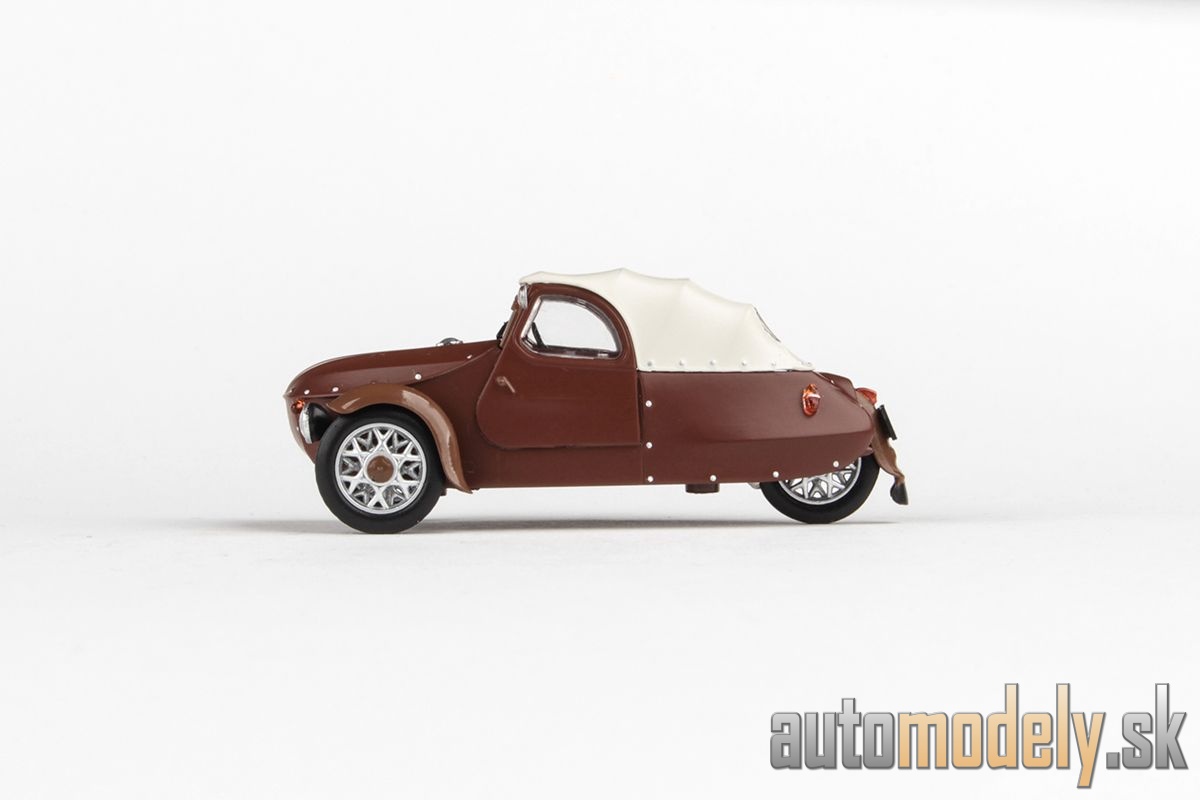 Abrex - Velorex 16/350 (1966) Hnedá/Svetlo Šedá/Hnedá - 1:43