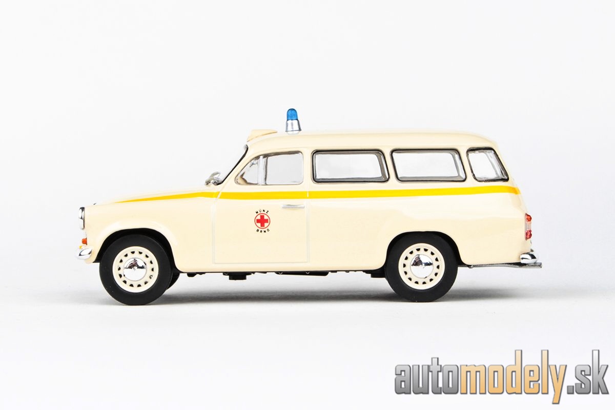 Abrex - Škoda 1202 (1964) Sanitka MÚNZ Brno - 1:43