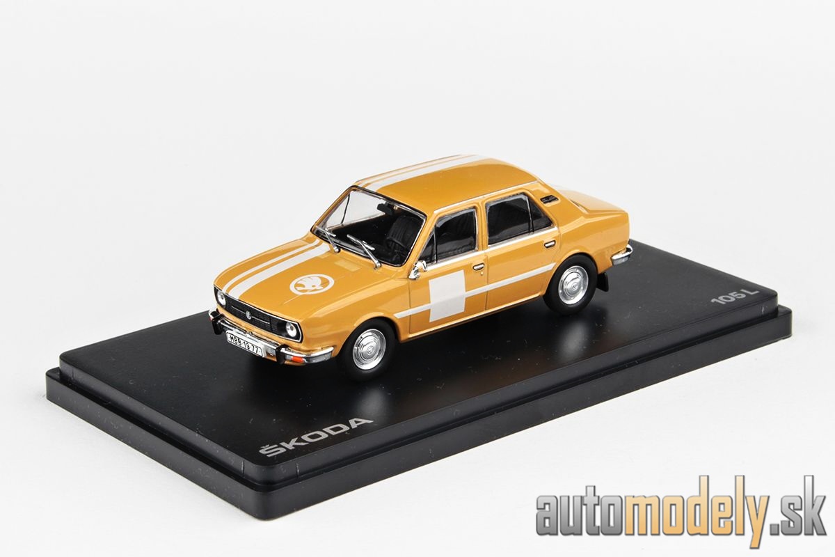 Abrex - Škoda 105L (1977) zlatohnedá Narodeninová úžovka - 1:43