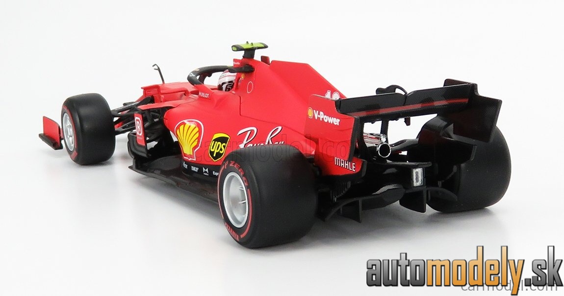 Bburago - FERRARI - F1 SF1000 TEAM SCUDERIA FERRARI MISSION WINNOW N 16 2nd AUSTRIAN GP 2020 C.LECLERC - WITH SOFT RED WHEELS - MATT RED - 1:18