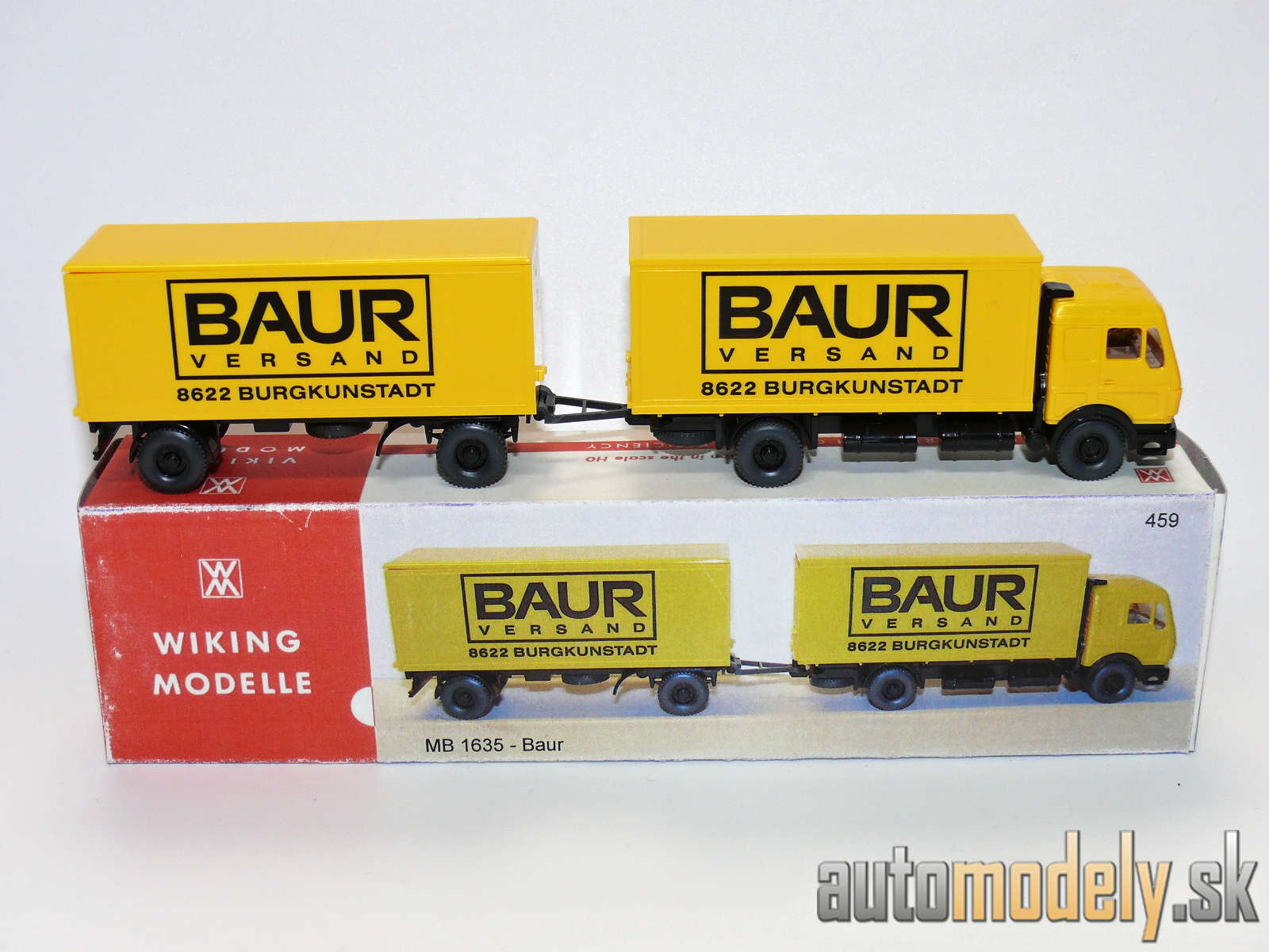 Wiking 459 - MB 1635 "Baur" - HO 1:87