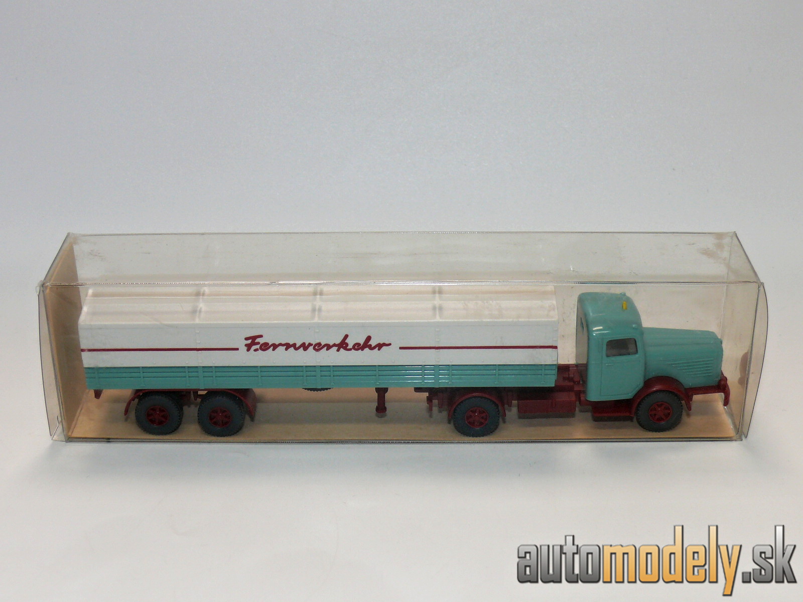 Wiking 890 - Büssing 8000 Pritschen-Sattelzug "Fernverkehr" - HO 1:87