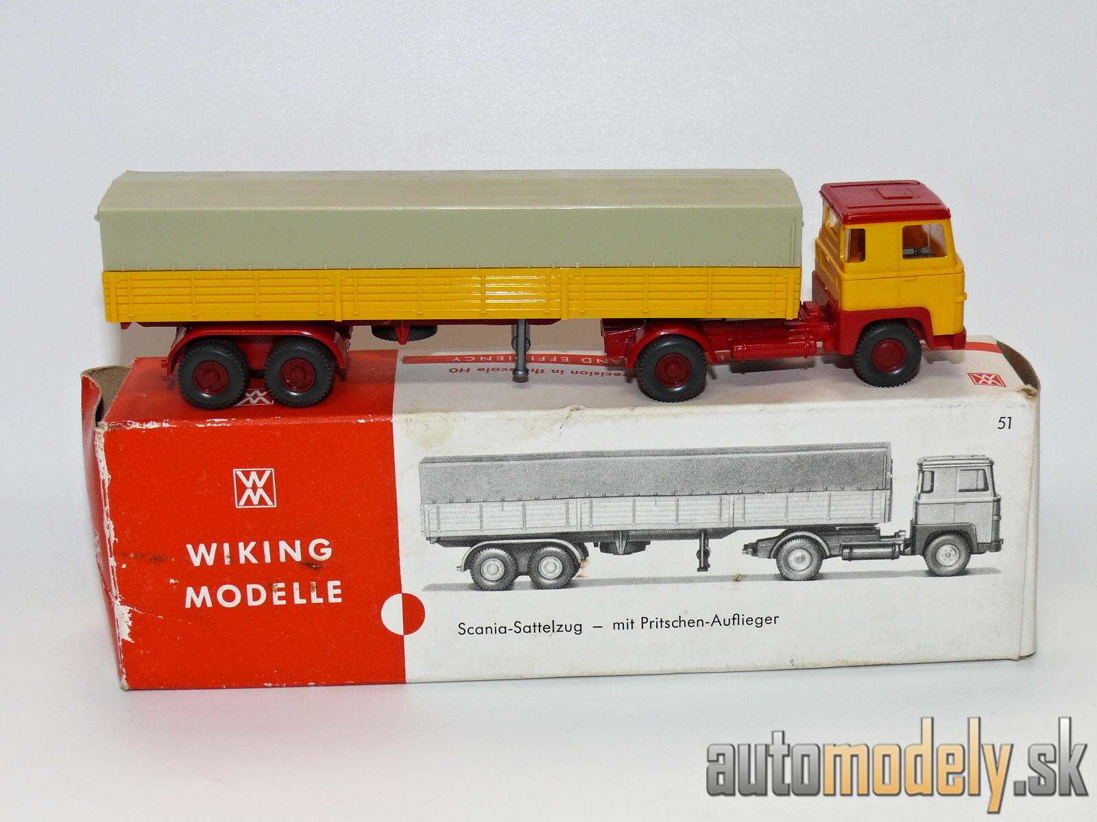 Wiking 51 - Scania Sattelzug - HO 1:87