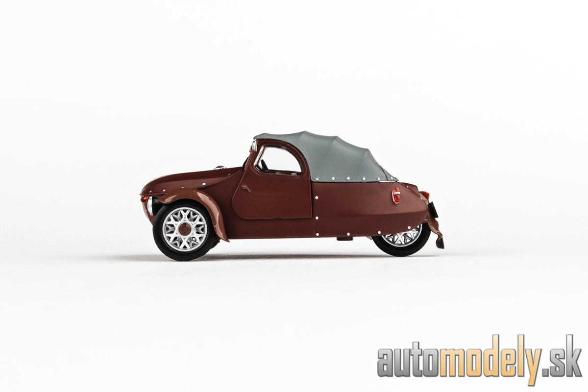 Abrex - Velorex 16/350 (1966) Hnedá/Šedá/Hnedá - 1:43
