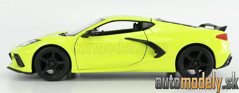 Maisto - CHEVROLET - CORVETTE Z51 STINGRAY COUPE 2020 - YELLOW - 1:24