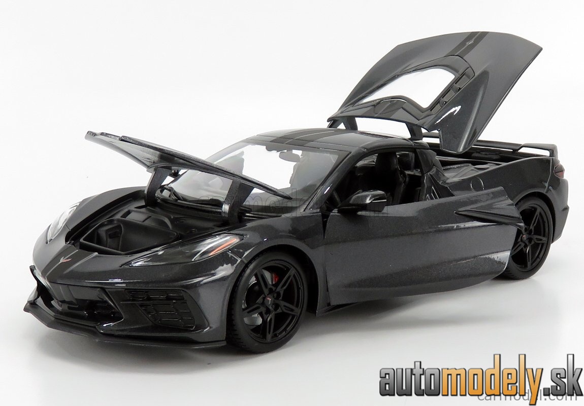 Maisto - CHEVROLET - CORVETTE STINGRAY 2020 - GREY MET - 1:18