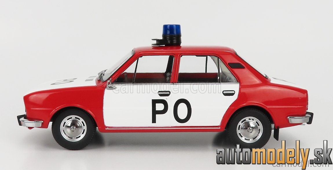 Triple9 - Škoda 105L 1976 PO Hasiči červeno biela - 1:18