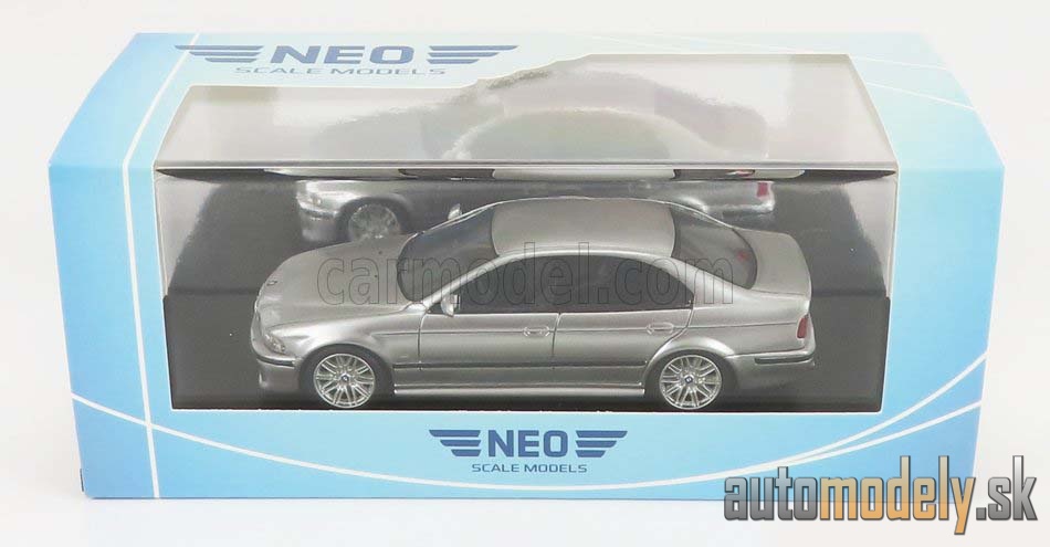 Neo - BMW M5 (E39) strieborné - 1:43