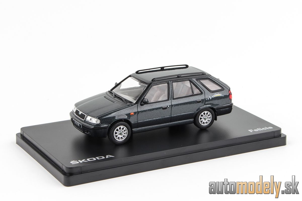 Abrex - Škoda Felicia FL Combi (1998) Magic - Šedá Granit Metalíza - 1:43