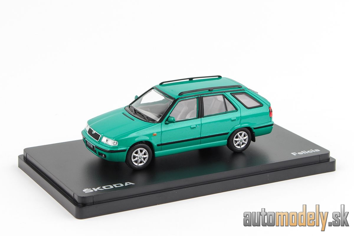 Abrex - Škoda Felicia FL Combi (1998) Zelená Pacific Metalíza - 1:43