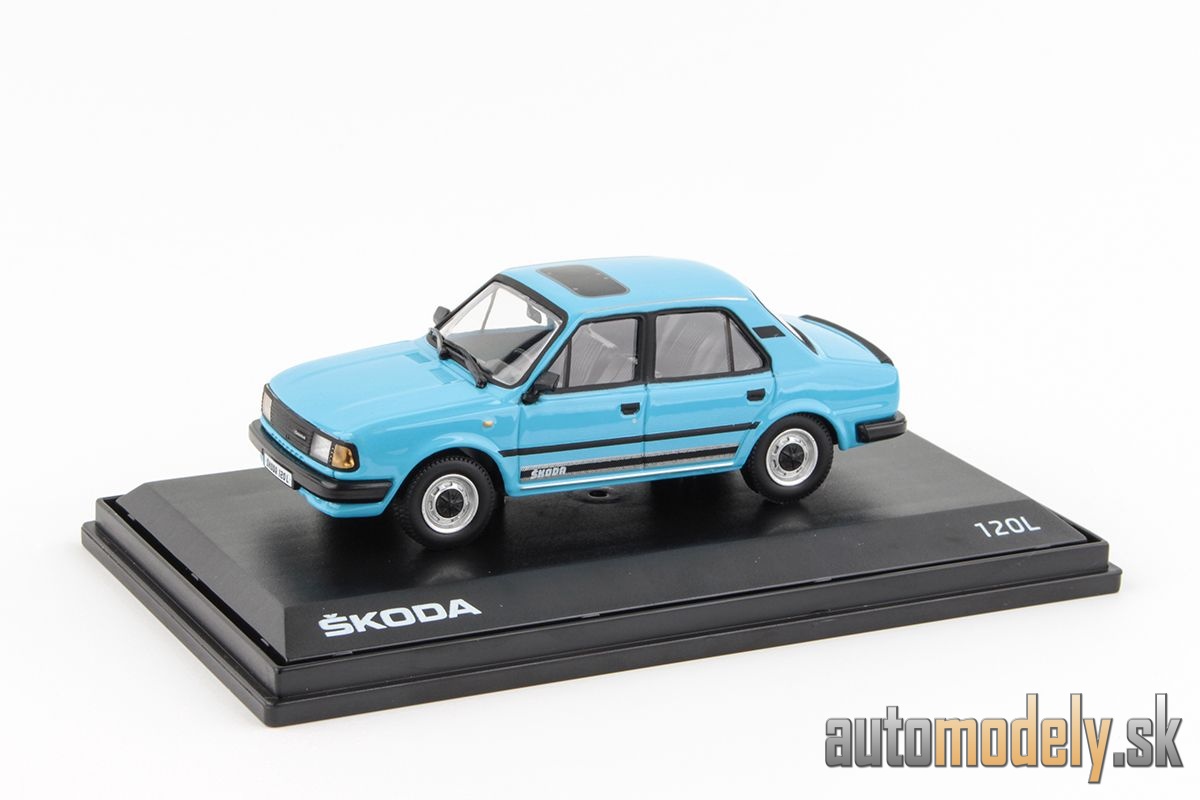 Abrex - Škoda 120L (1984) Modrá Blankytná - 1:43