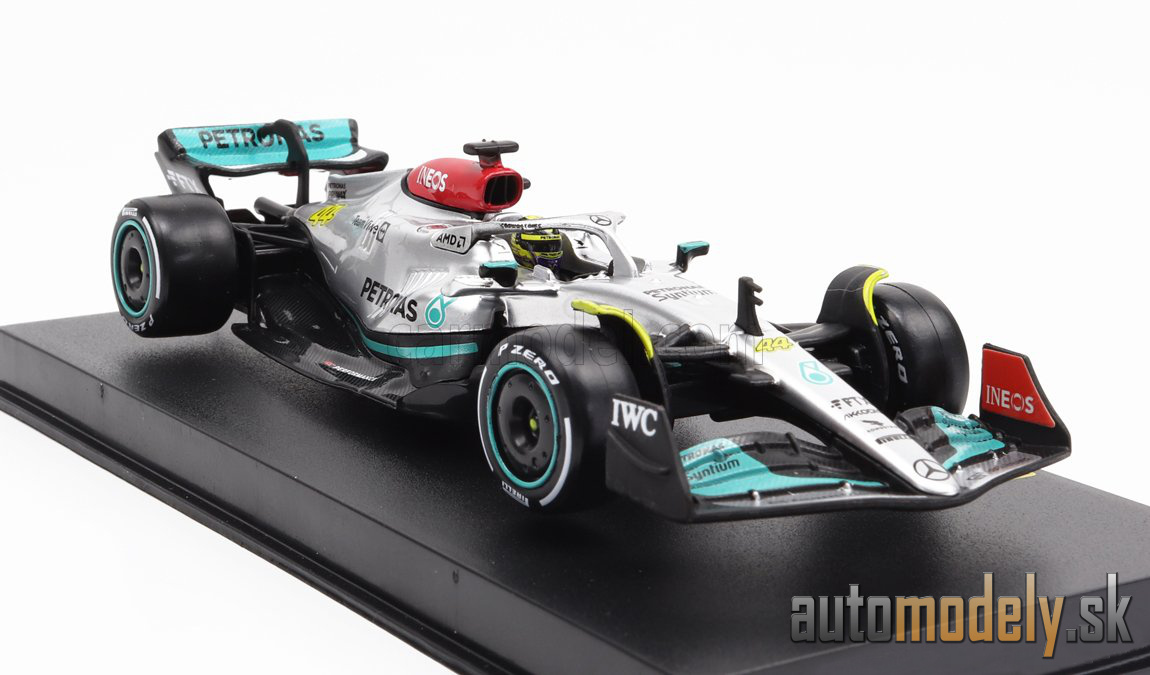 BBURAGO - MERCEDES GP - F1 W13E TEAM MERCEDES-AMG PETRONAS F1 N 44 SEASON 2022 LEWIS HAMILTON - 1:43
