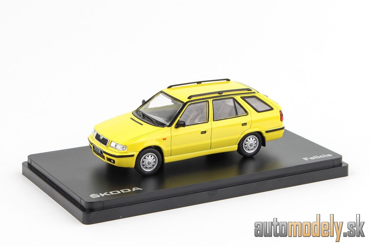 Abrex - Škoda Felicia FL Combi (1998) Žltá Telecom - 1:43
