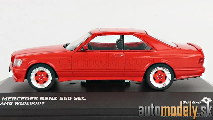 SOLIDO - MERCEDES BENZ - S-CLASS 560SEC AMG (C126) WIDE BODY 1990 - 1:43