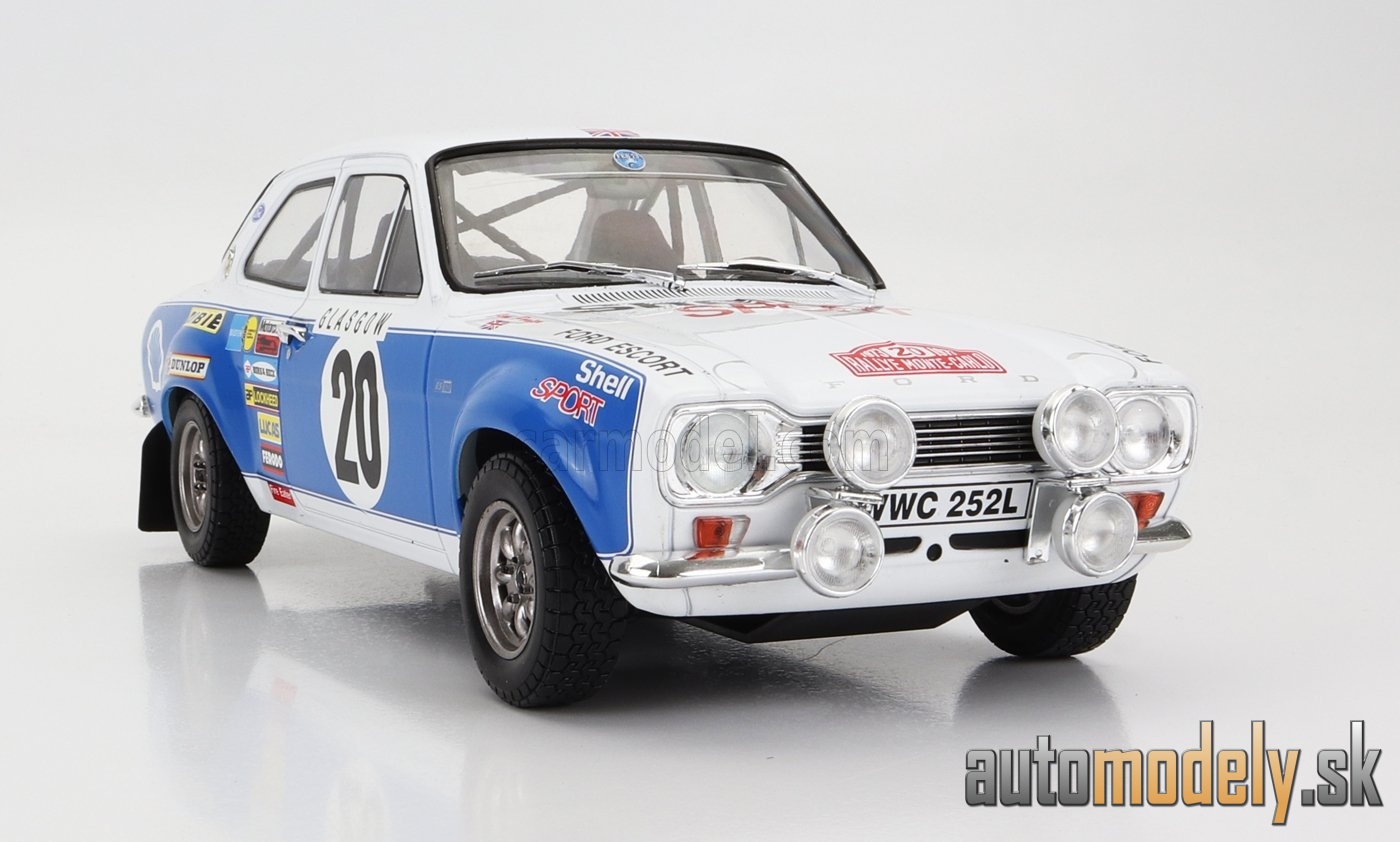 IXO-MODELS - FORD ENGLAND - ESCORT MKI RS 1600 (night version) N 20 RALLY MONTECARLO 1973 H.MIKKOLA - J.PORTER - 1:18