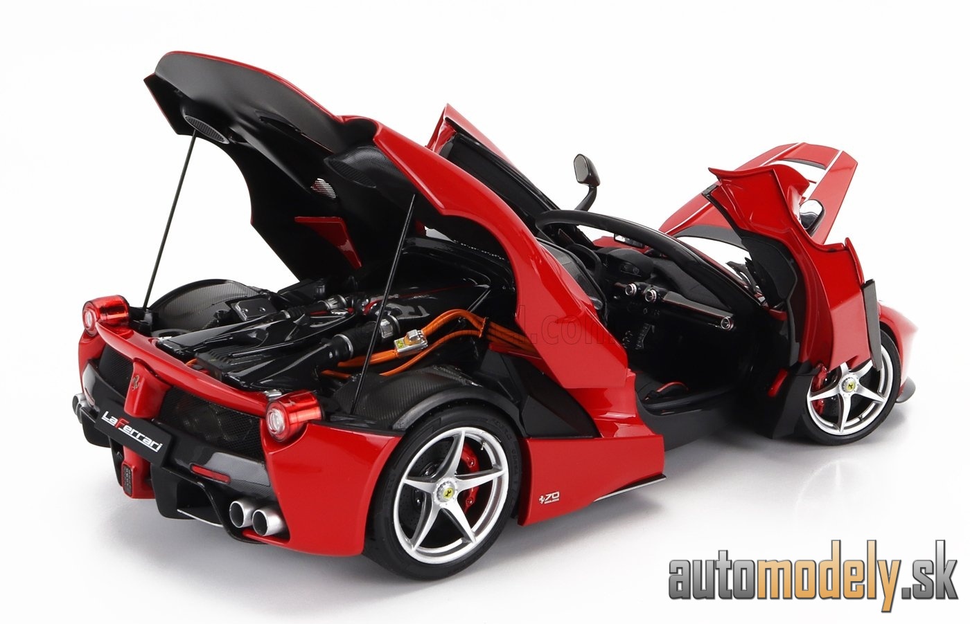 BBR-MODELS - FERRARI - LAFERRARI APERTA SPIDER 2016 (ROSSO CORSA 322 - RED) - 1:18
