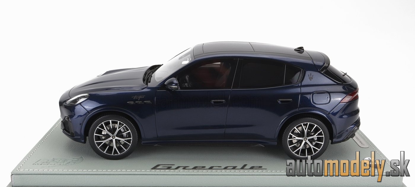 BBR-MODELS - MASERATI - GRECALE TROFEO SUV 2023 - CON VETRINA - WITH SHOWCASE (BLU NOBILE - BLUE MET) - 1:18