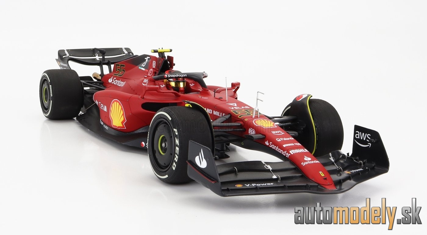BBR-MODELS - FERRARI - F1-75 TEAM SCUDERIA FERRARI N 55 AUSTRALIAN GP 2022 CARLOS SAINZ - 1:18