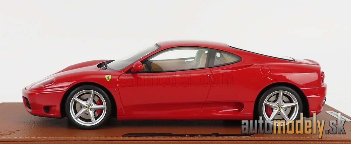 BBR-MODELS - FERRARI - 360 MODENA 1999 - MANUAL GEAR BOX - CAMBIO MANUALE - CON VETRINA - WITH SHOWCASE (RED) - 1:18