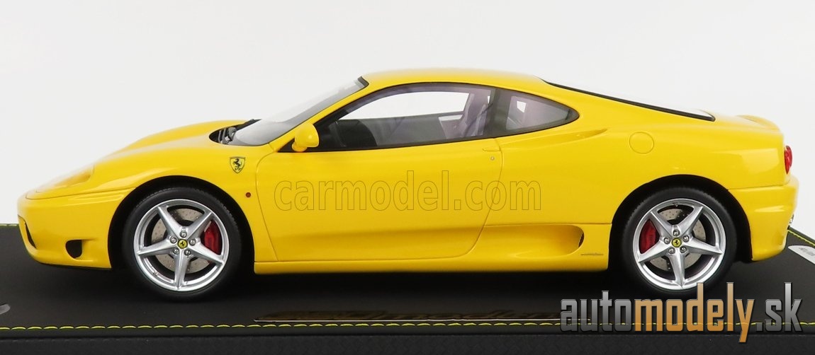 BBR-MODELS - FERRARI - 360 MODENA 1999 - F1 GEAR BOX - CAMBIO F1 - CON VETRINA - WITH SHOWCASE (YELLOW) - 1:18
