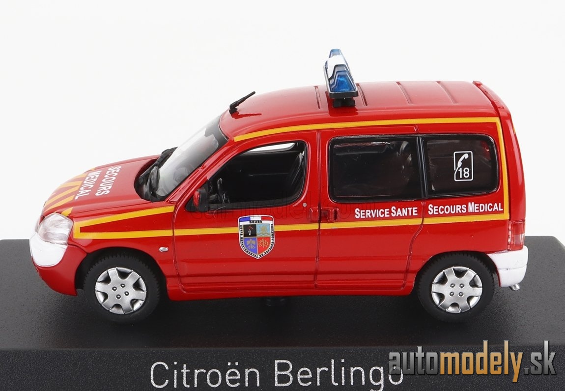 NOREV - CITROEN - BERLINGO POMPIERS SECOURS MEDICAL 2004 - 1:43