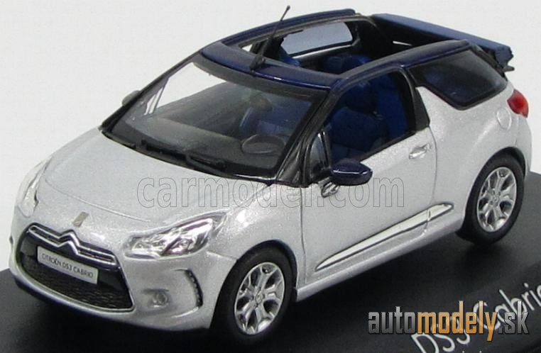 NOREV - CITROEN - CITROEN DS3 CABRIOLET 2013 (ALUMINIUM GREY MET BLUE) - 1:43