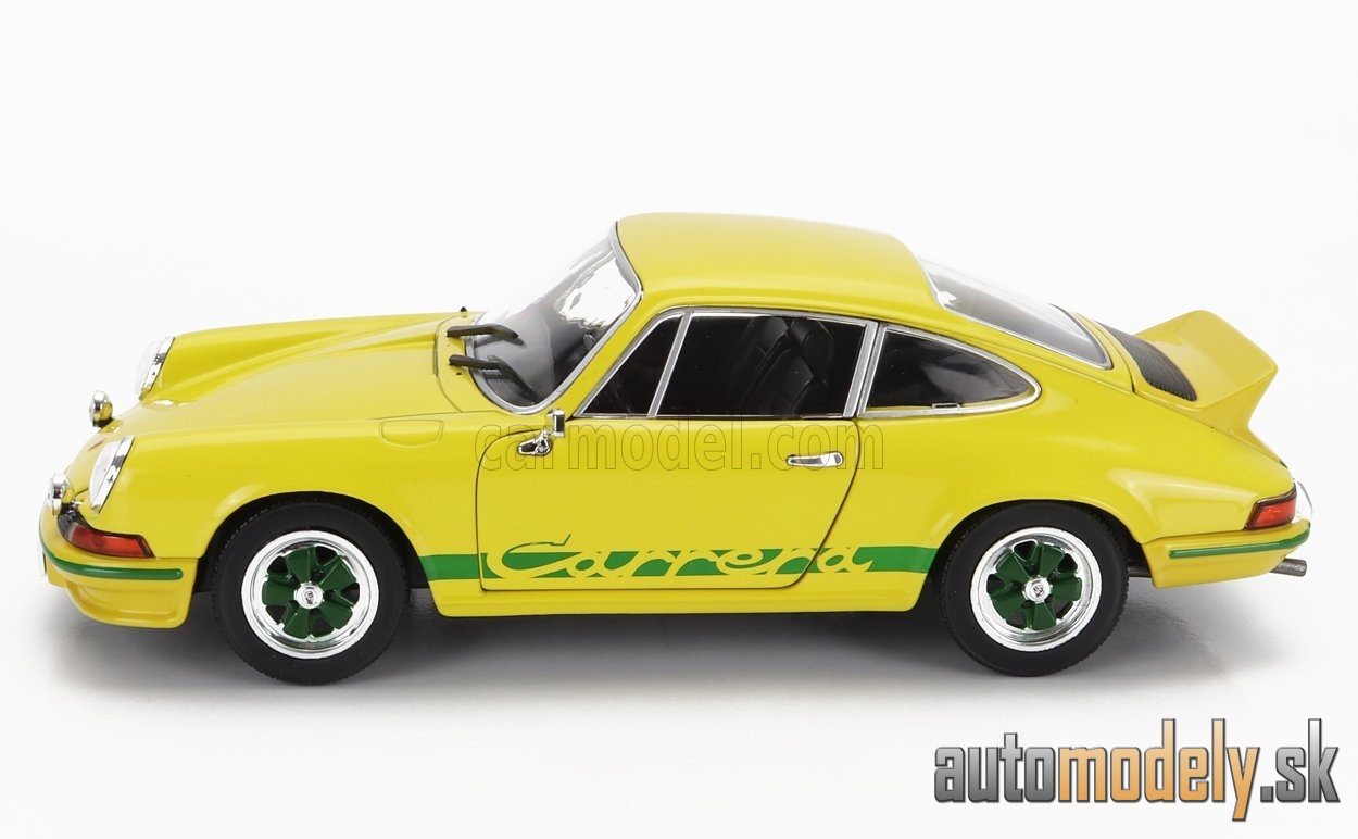 WHITEBOX - PORSCHE - 911 CARRERA 2.7 RS COUPE 1972 (YELLOW GREEN) - 1:24