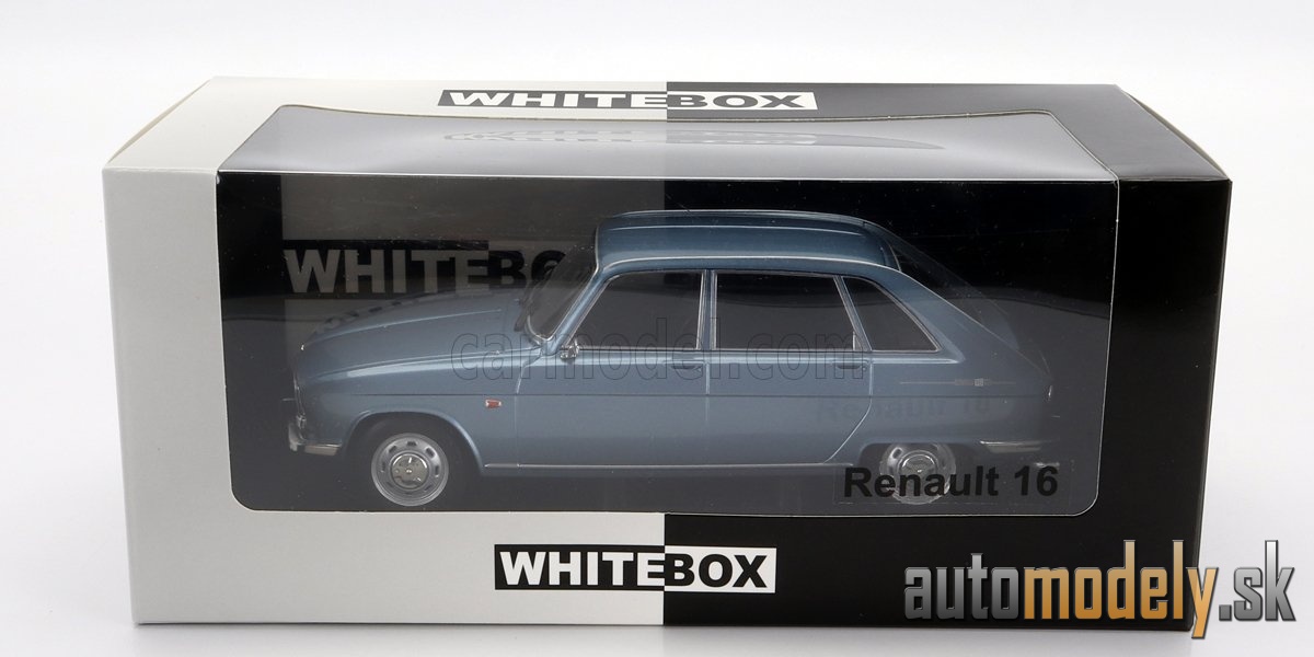 WHITEBOX - RENAULT - R16 1965 (BLUE MET) - 1:24