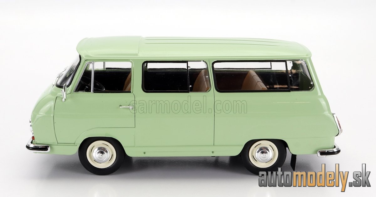 WHITEBOX - SKODA - 1203 MINIBUS 1968 (LIGHT GREEN) - 1:24